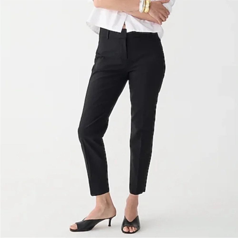 2 Pairs! J.Crew Cameron Slim Cropped Pant in Four-Season Stretch Size 18 Black 2 - Picture 4 of 10